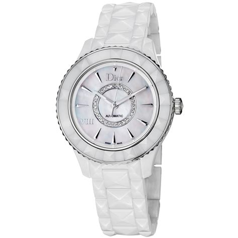 dior white watch|christian dior watch ladies.